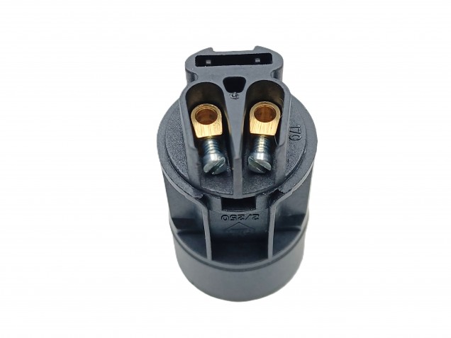 White drip plastic candle cover and E14 lamp holder 100mm x 24mm wide