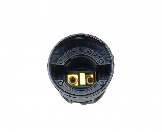 White drip plastic candle cover and E14 lamp holder 100mm x 24mm wide