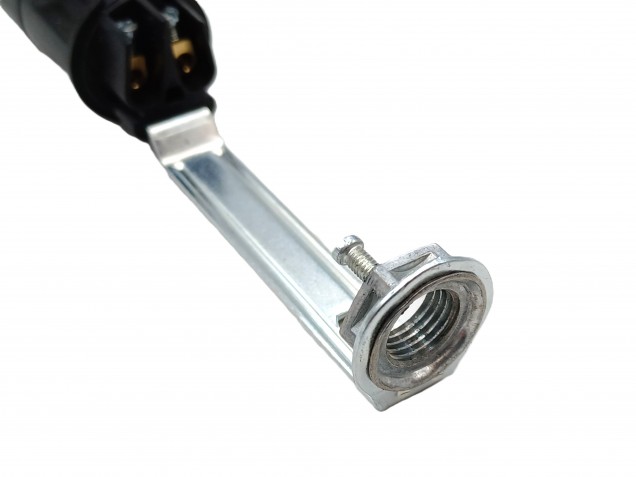 White drip plastic candle cover and E14 lamp holder 100mm x 24mm wide