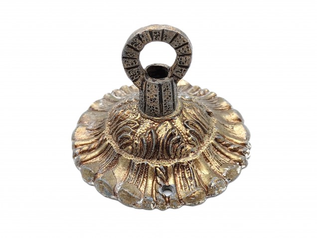 Vintage Brass ceiling hoop Ceiling Rose with screws