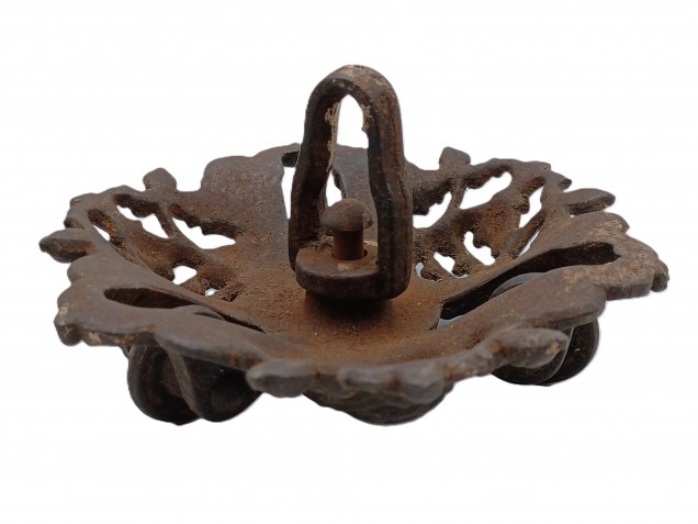 Antique iron rise and fall chandelier pully C1850