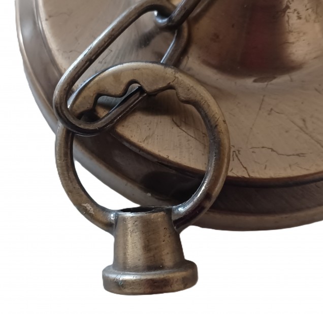 Ceiling Rose In Brushed Brass Finish With Closed Hoops