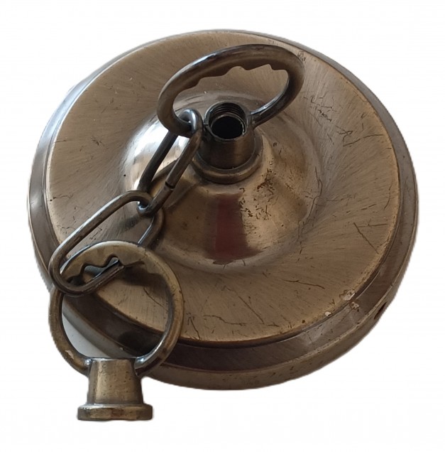 Ceiling Rose In Brushed Brass Finish With Closed Hoops