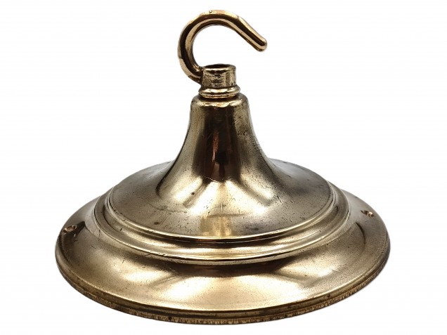 Vintage solid Brass ceiling hook Ceiling Rose with screws 