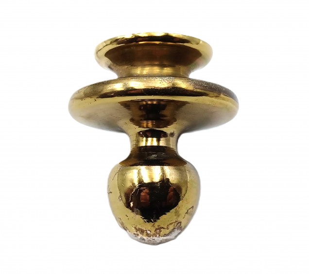 Reclaimed Vintage chandelier brass finial M10 thread