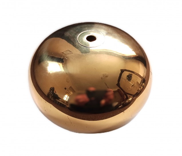 Reclaimed brass Chandelier lower centre ball 