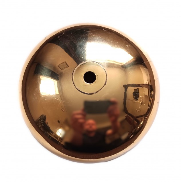 Reclaimed brass Chandelier lower centre ball 