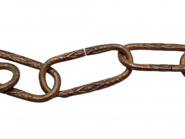 Vintage ceiling hook with chain and screws