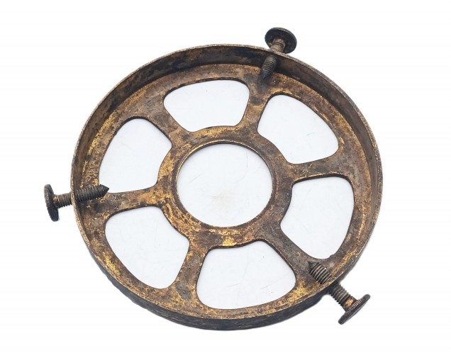 Vintage brass Lampshade Holder Gallery 3 1~4