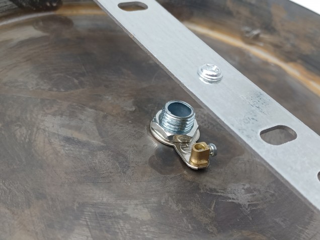 150mm dark antique plated Ceiling Rose Hook And Chain