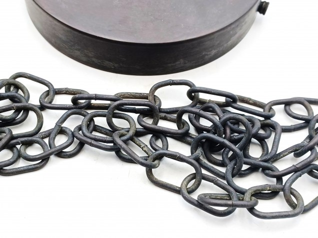 150mm dark antique plated Ceiling Rose Hook And Chain