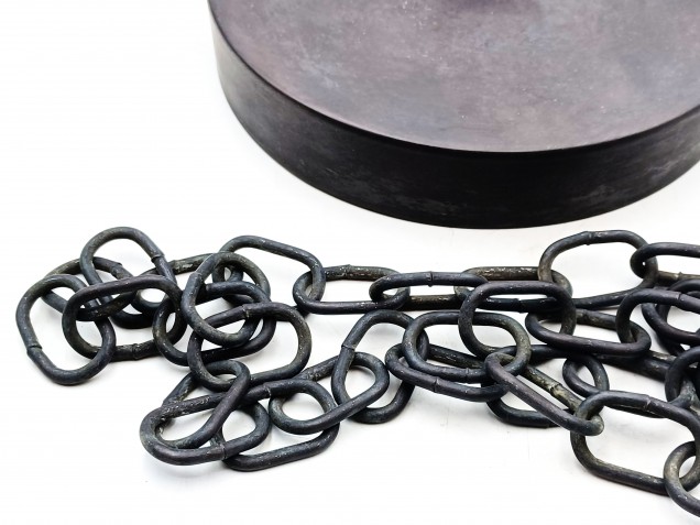 150mm dark antique plated Ceiling Rose Hook And Chain