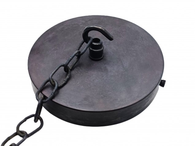 150mm dark antique plated Ceiling Rose Hook And Chain