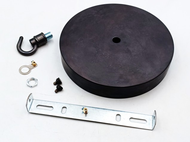 150mm dark antique plated Ceiling Rose Hook And Chain