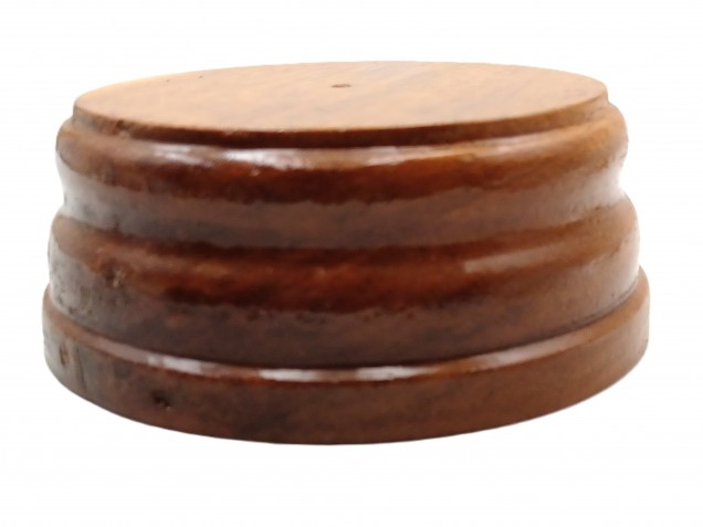 Wooden ceiling Pattress Iroko Approx. Width 135mm varnished