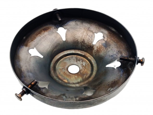 DARK ANTIQUE BRASS EFFECT GALLERY WIDTH 109MM OR 4 1~4 