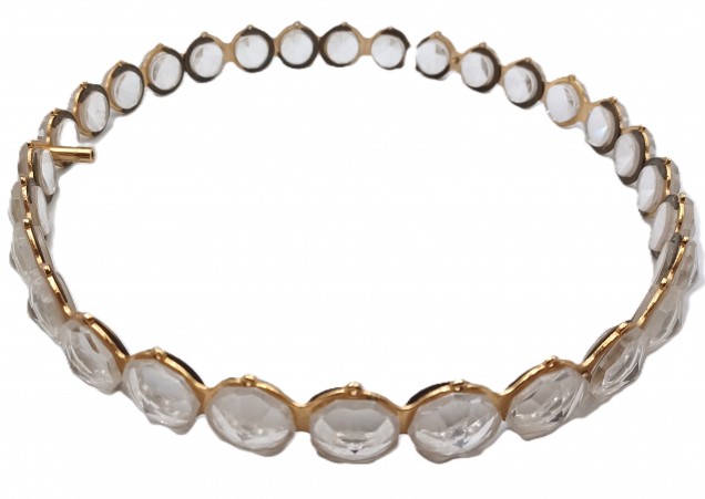 Chandelier Ring With Crystal Buttons 