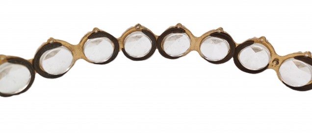 Chandelier Ring With Crystal Buttons 