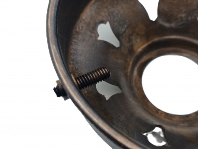 Dark Antique DEEP Lampshade Holder Gallery 3 1~4 Inch