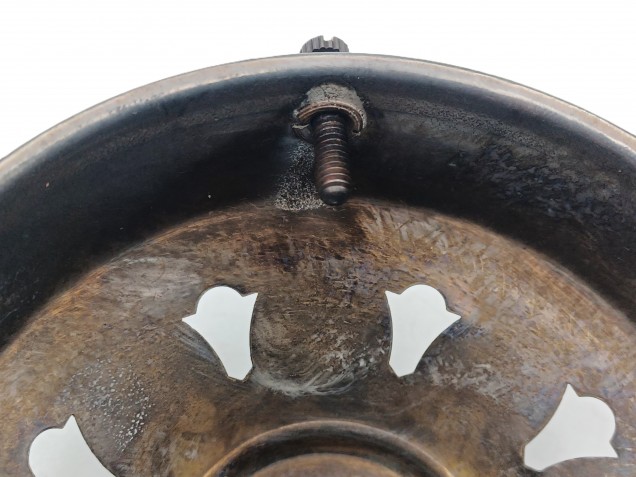 Dark Antique DEEP Lampshade Holder Gallery 3 1~4 Inch