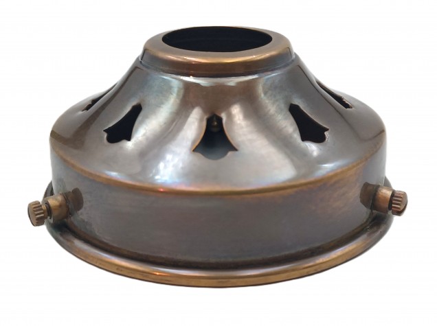 Antique brass DEEP Lampshade Holder Gallery 3 1~4 Inch
