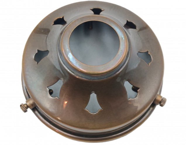 Antique brass DEEP Lampshade Holder Gallery 3 1~4 Inch