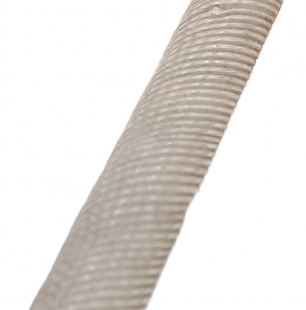 2 Murano chandelier Leaves clear glass with red centre stem