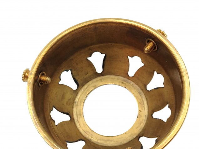 DEEP brass Lampshade Holder 2 1~4 Inch - 28mm Centre Hole