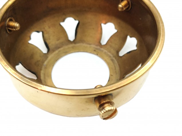 DEEP brass Lampshade Holder 2 1~4 Inch - 28mm Centre Hole