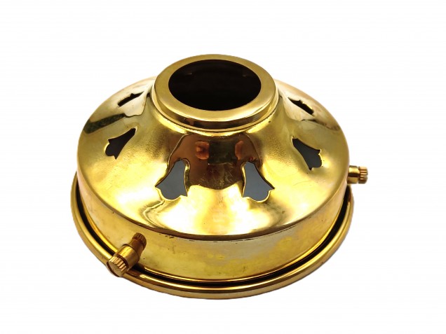 Brass DEEP Lampshade Holder Gallery 3 1~4 Inch 