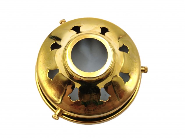 Brass DEEP Lampshade Holder Gallery 3 1~4 Inch 