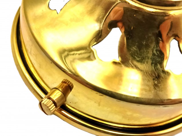 Brass DEEP Lampshade Holder Gallery 3 1~4 Inch 
