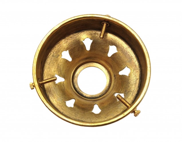 Brass DEEP Lampshade Holder Gallery 3 1~4 Inch 