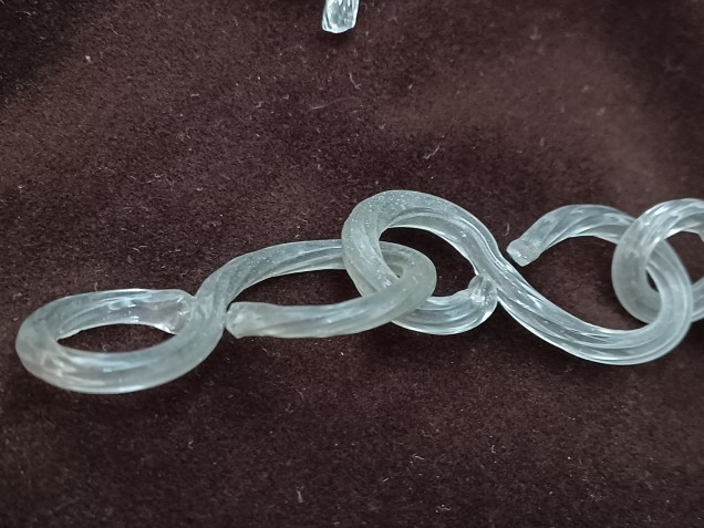 Murano Chandelier Sway Chain Clear