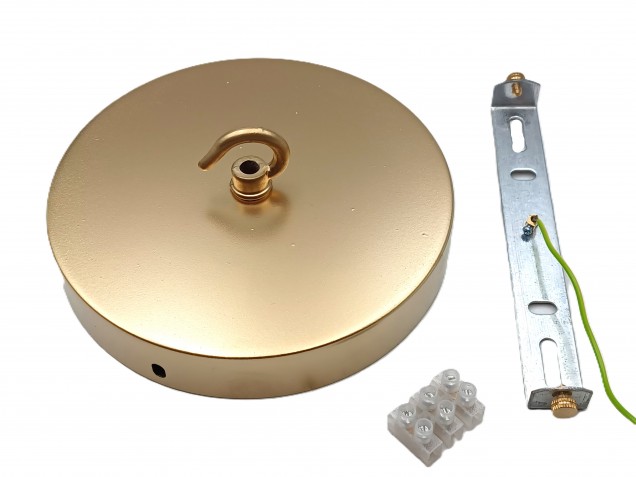 150mm gold coloured Ceiling Rose Hook 