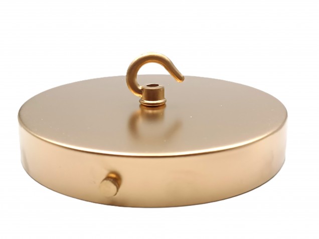 150mm gold coloured Ceiling Rose Hook 