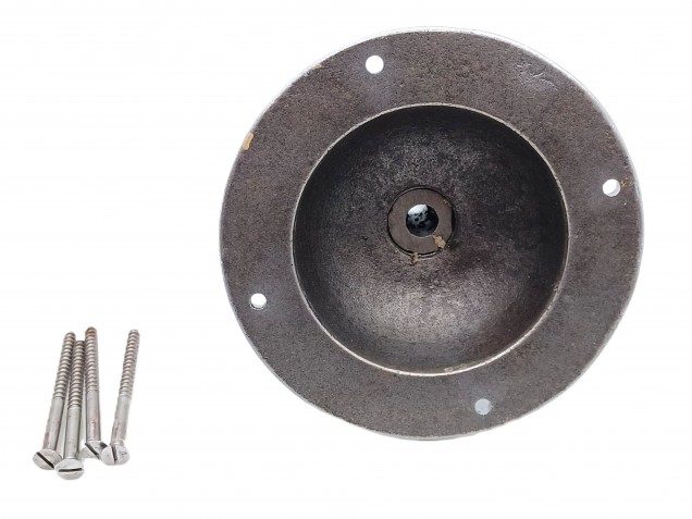 Silver chandelier hook heavy duty cast iron ceiling hook plate and screws