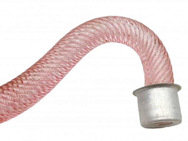 Pink Murano chandelier Arm