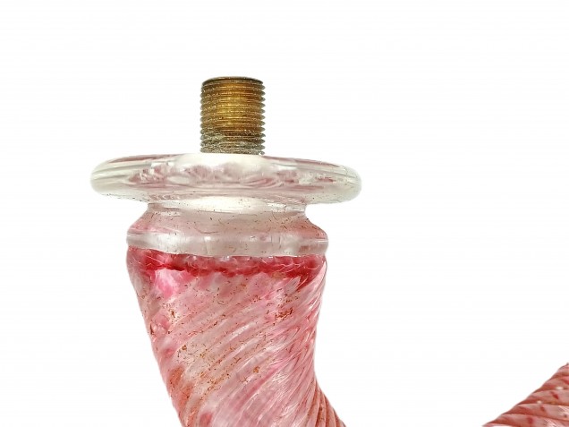 Pink Murano chandelier Arm