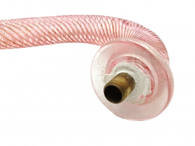 Pink Murano chandelier Arm