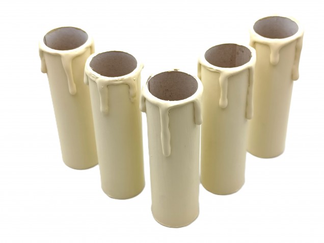 Candle Tubes Cream Drip Card 100mm x 26mm