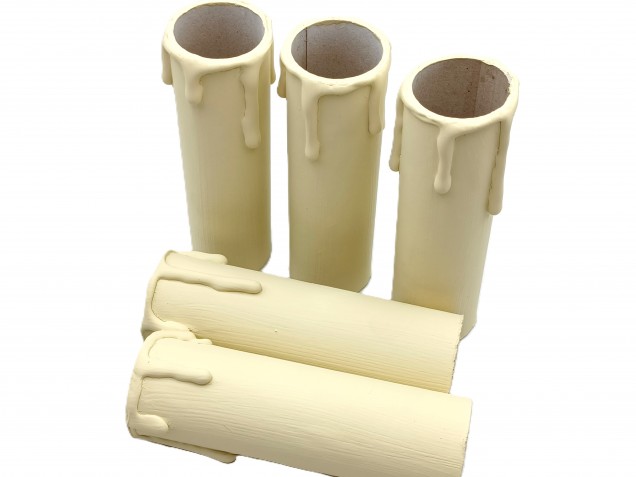 Candle Tubes Cream Drip Card 100mm x 26mm
