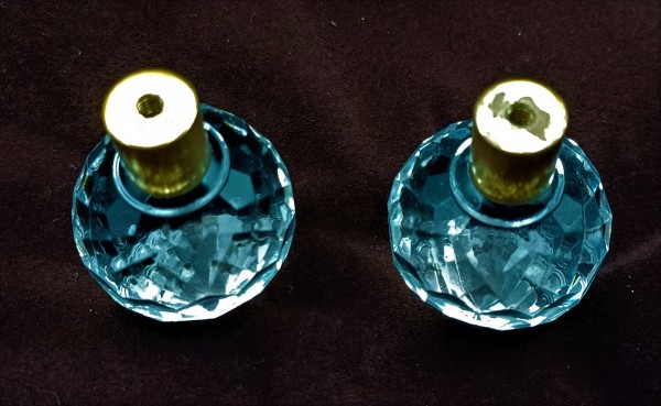 Chandelier Crystal Ball Finial 35mm Width Circa 1920s