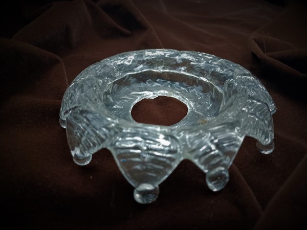 Antique Chandelier glass drip pan