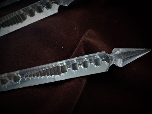 Crystal chandelier icicle drops