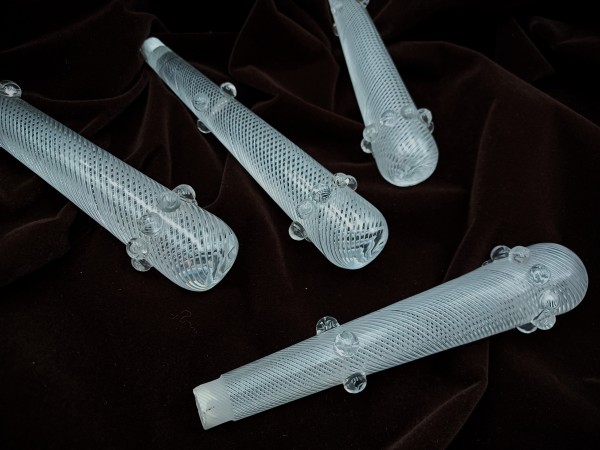 Antique F C Osler chandelier air twisted drops 