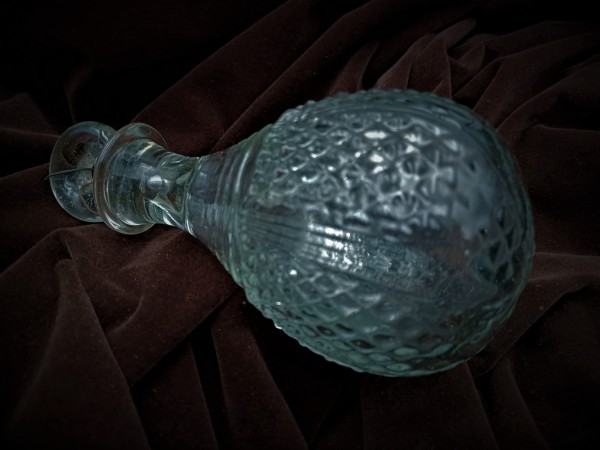 Antique Murano glass chandelier lower finial ball