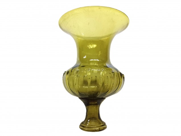 Antique green Murano Chandelier top canopy crown