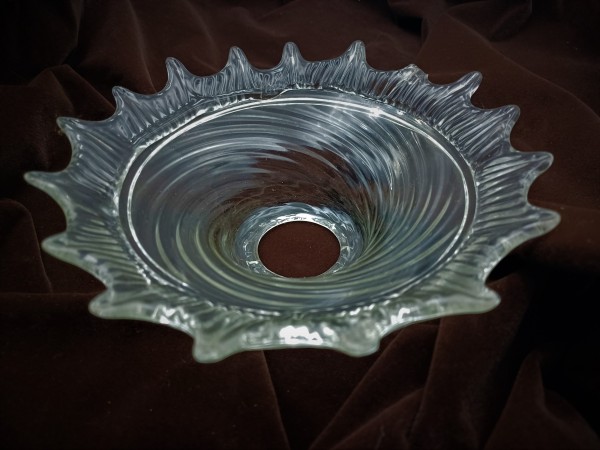 Antique Venetian Italian Chandelier glass bobeche