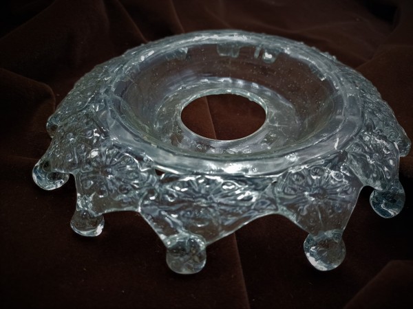Antique Italian Chandelier glass drip dish